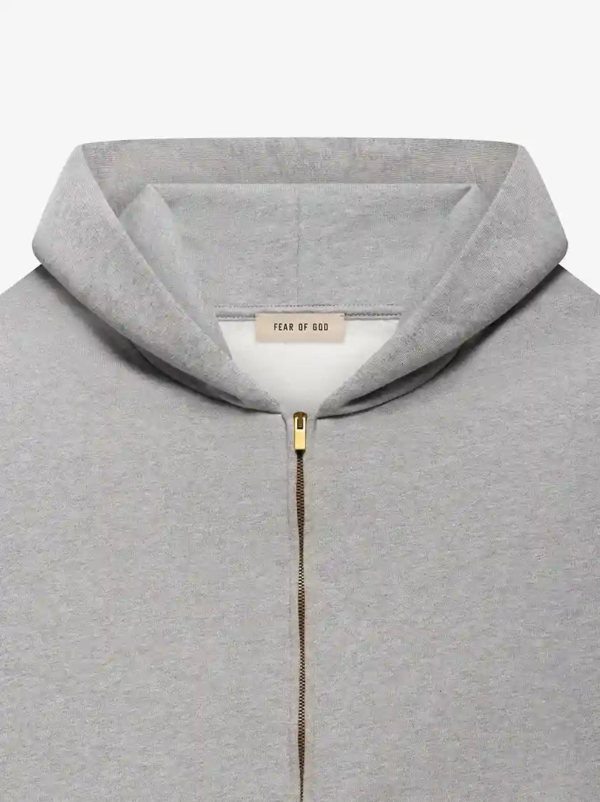 ESSENTIALS Fear Of God Fleece Zip Hoodie